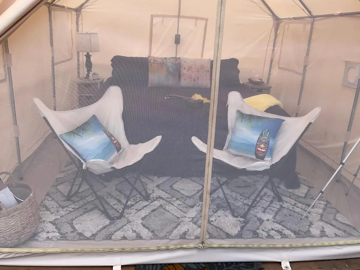 Tiki Cabana Hotel Hawaiian Ocean View Luxury tent